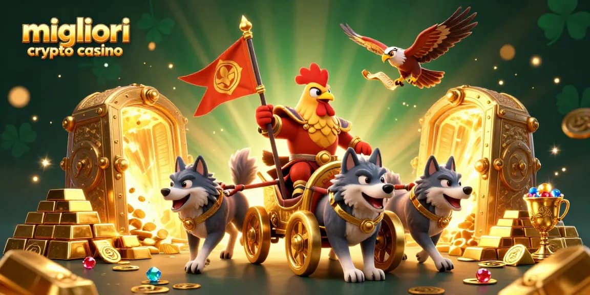 Migliori crypto casino: vivi l'emozione di un casinò futuristico con rocce dorate e abbondanza di tesori