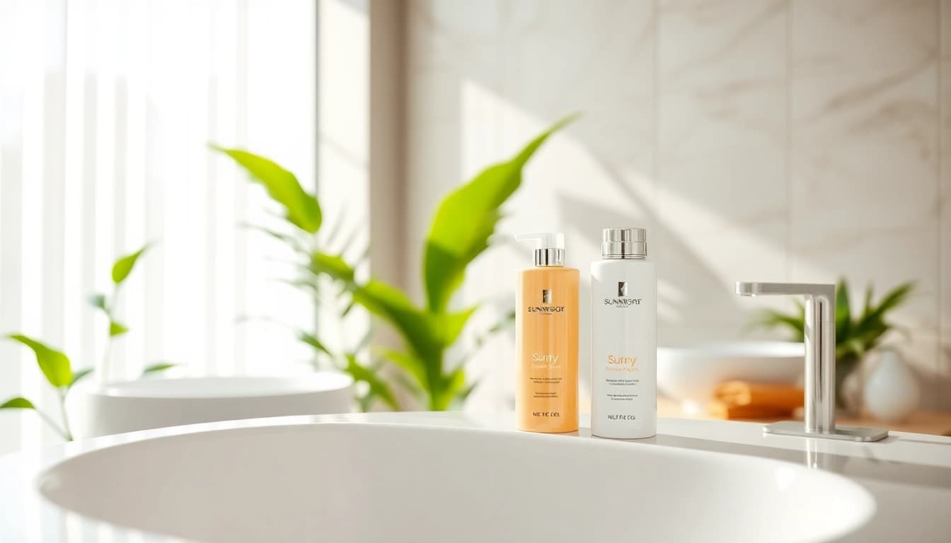 Enhance your space with a bright sunny shower that rejuvenates your daily routine.