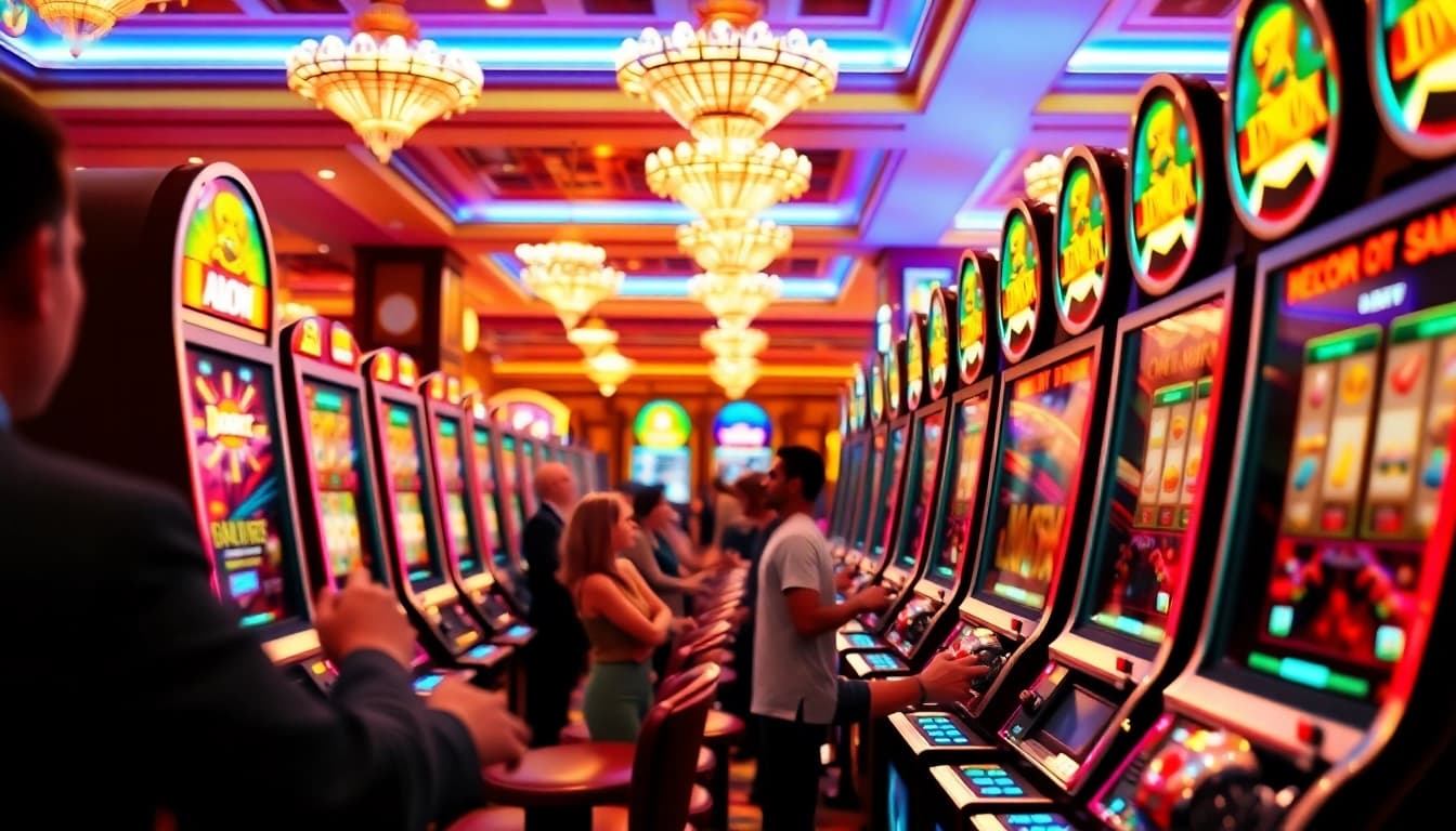 Menangkan besar dengan 88SLOTDEWA di kasino yang penuh warna dan meriah.