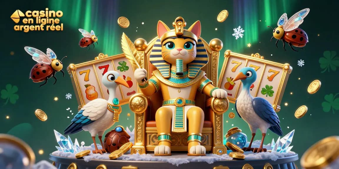 Jouez dans un casino en ligne argent réel avec des éléments riches et dynamiques comme des rouleaux de machines à sous.