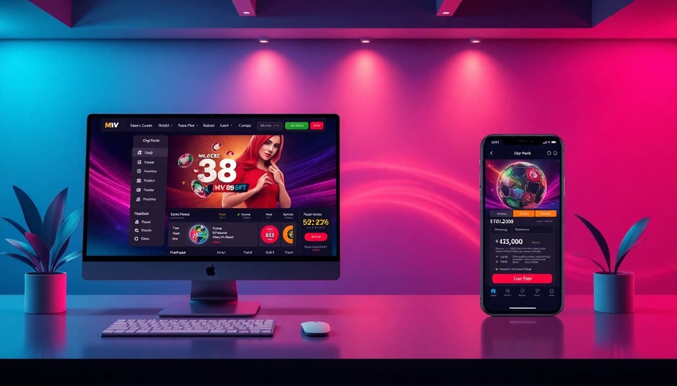 MV 88 online gambling platform interface showcasing secure transactions and user-friendly design.