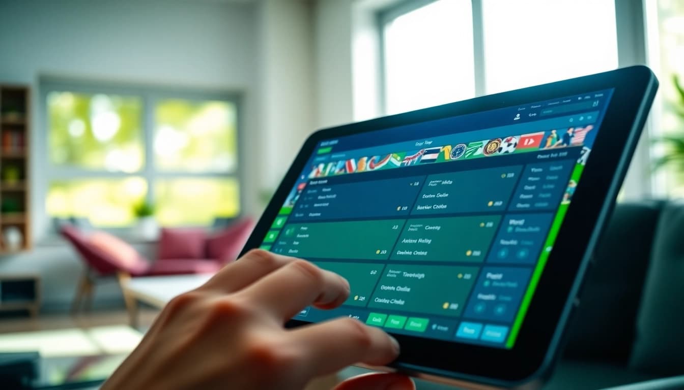 Engaging interface of an ipl betting website attracting users with cricket betting options.