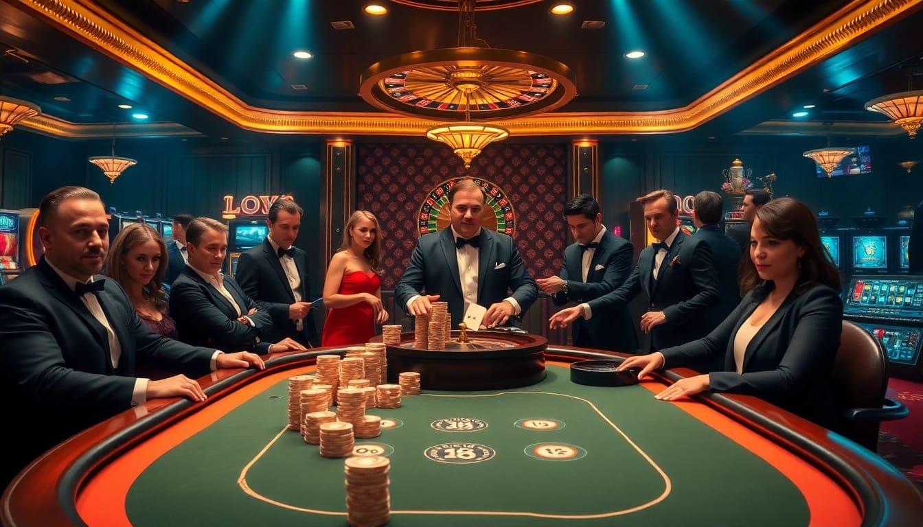 Vivez l'excitation du meilleur casino en ligne avec des croupiers professionnels et une ambiance de jeu vibrante.