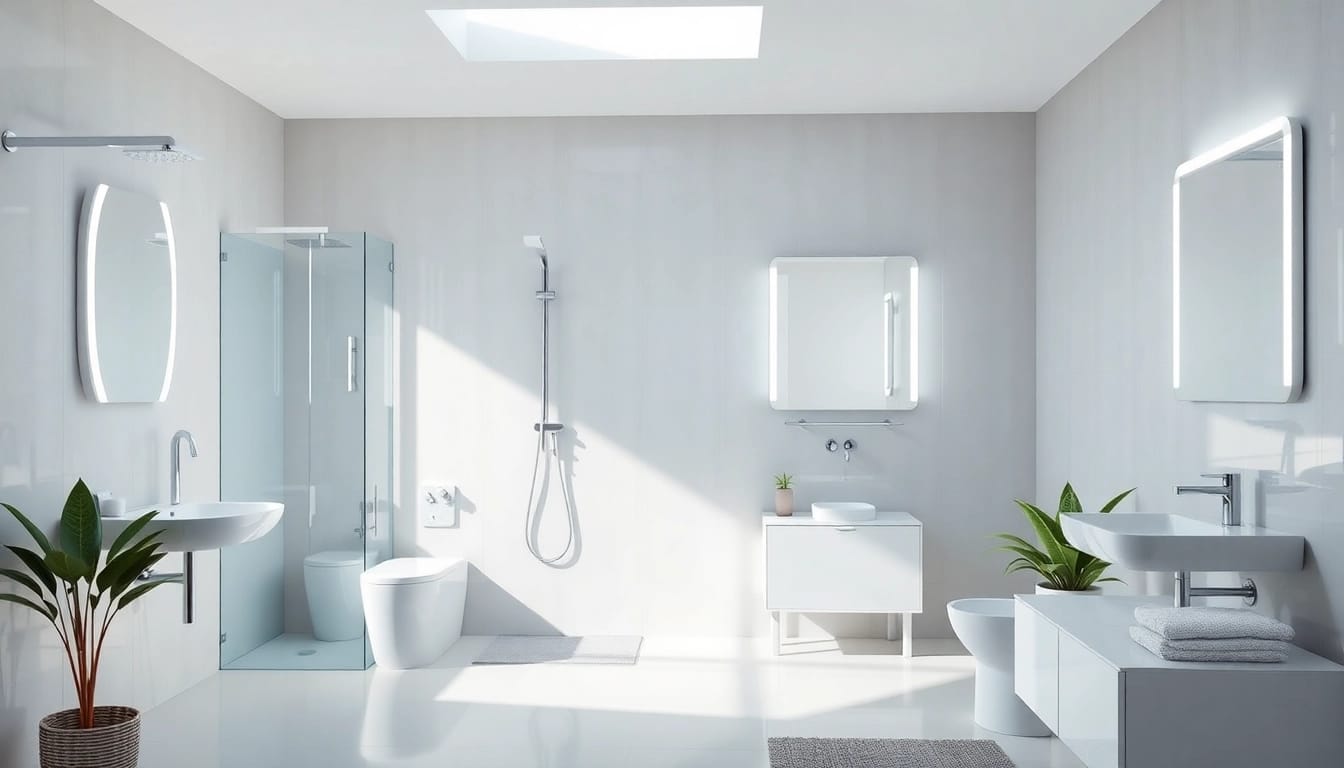 Optimieren Sie Ihr Badezimmer mit sonni sanitär Produkten und eleganten Badezimmermöbeln.