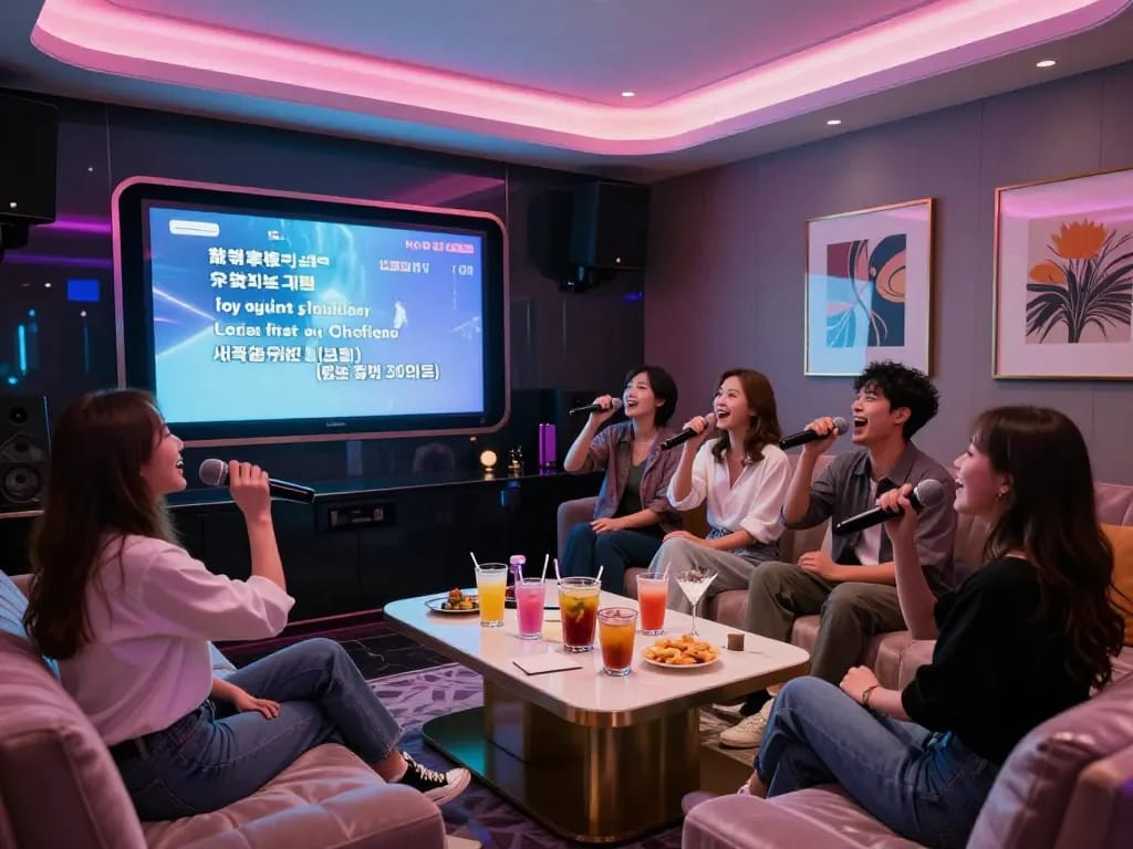 강남의 고급 노래방에서 친구들과 함께 노래 부르는 생동감 넘치는 분위기를 경험하세요: https://www.gangnamtune.com/perfect