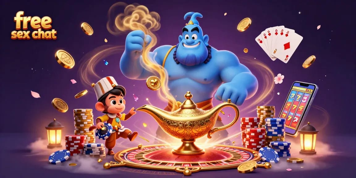 Engage in thrilling free sex chat with dynamic characters and animated gambling elements.