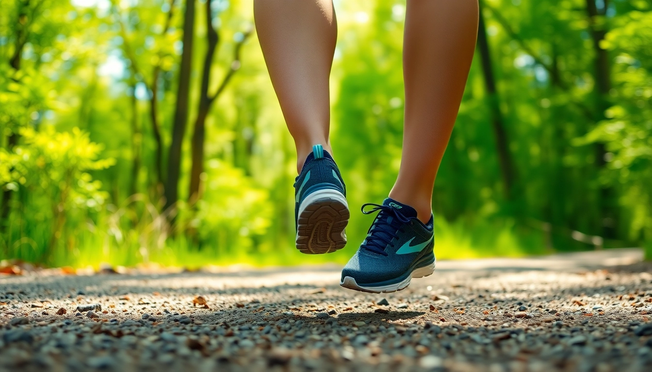 Corredora disfrutando de sus zapatillas brooks glycerin mujer en un entorno natural.
