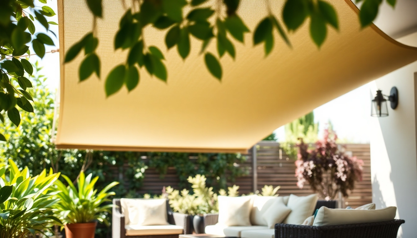 Enhance your outdoor shades with elegant designs to create inviting patio spaces.