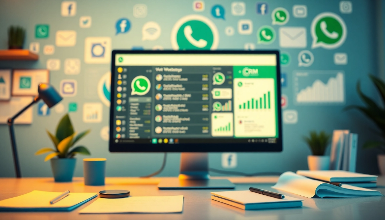 Understanding What is a CRM for WhatsApp through an engaging infographic that highlights key features.