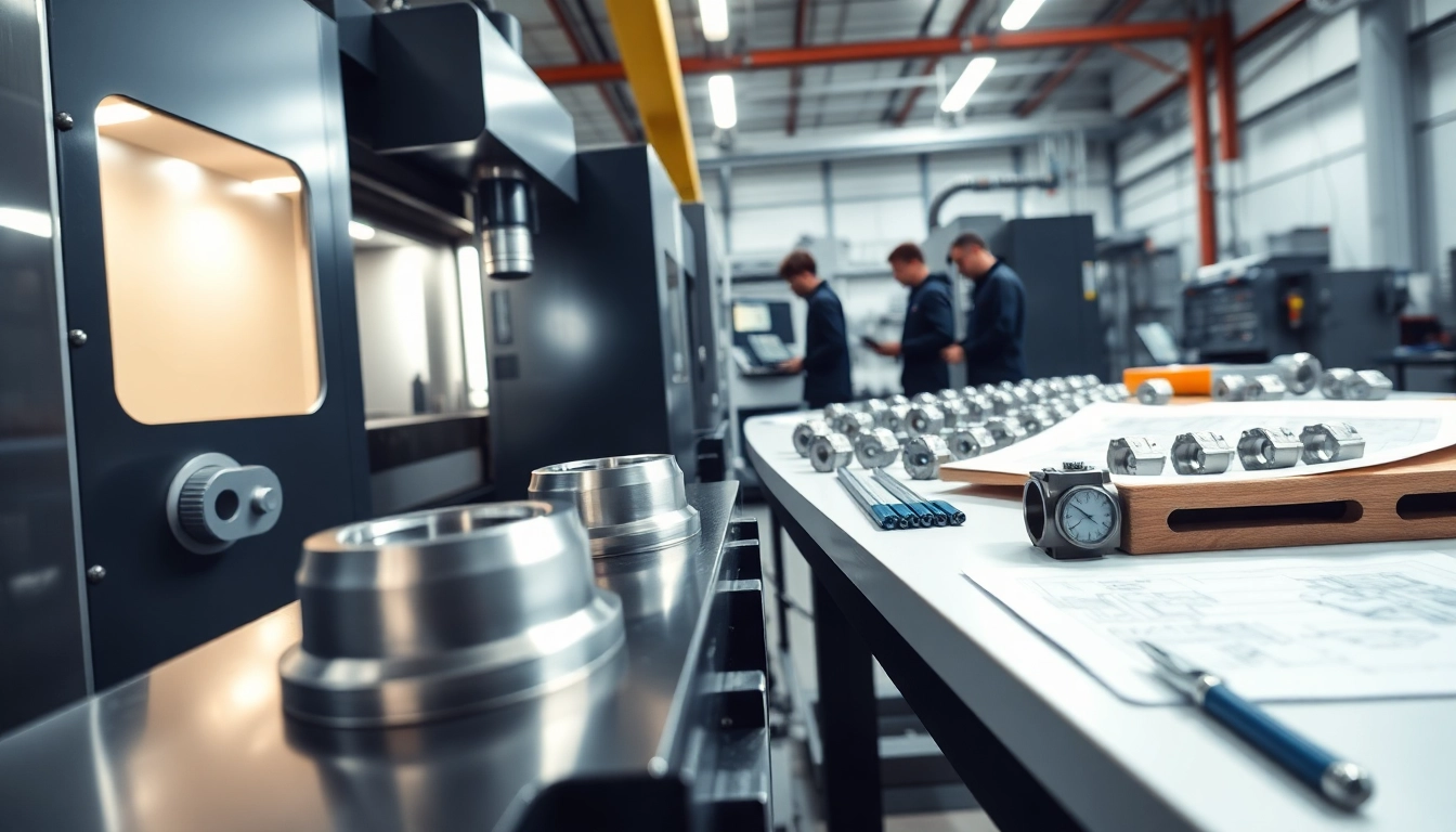 Creating high-precision parts in Chiheng Custom CNC Machining workshop showcased in a professional setting.