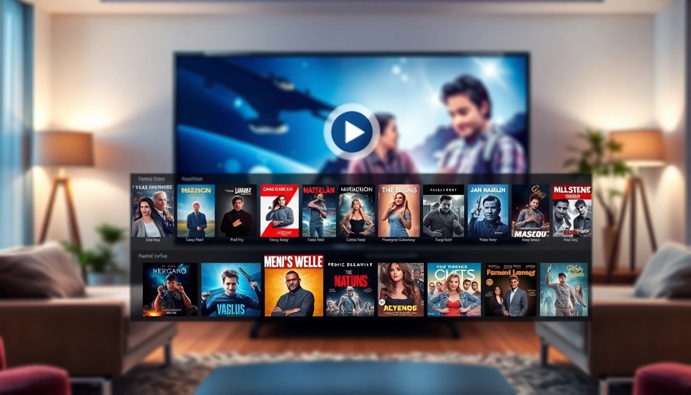Watch the latest web series online with an engaging streaming interface showcasing popular titles.