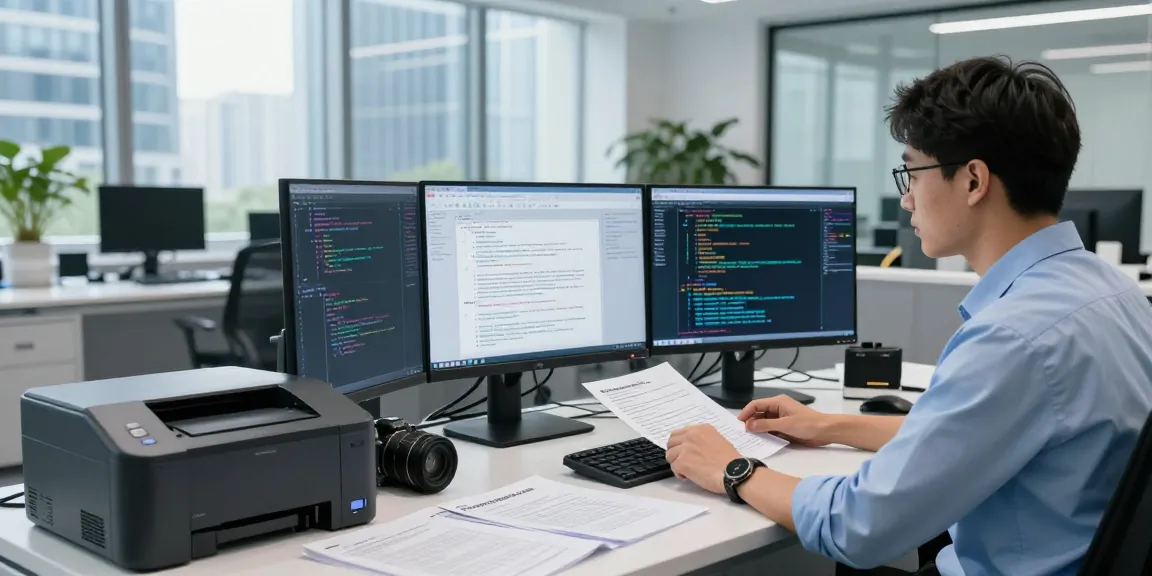 Detect fake pdf in a modern digital forensics lab, showcasing advanced technology.
