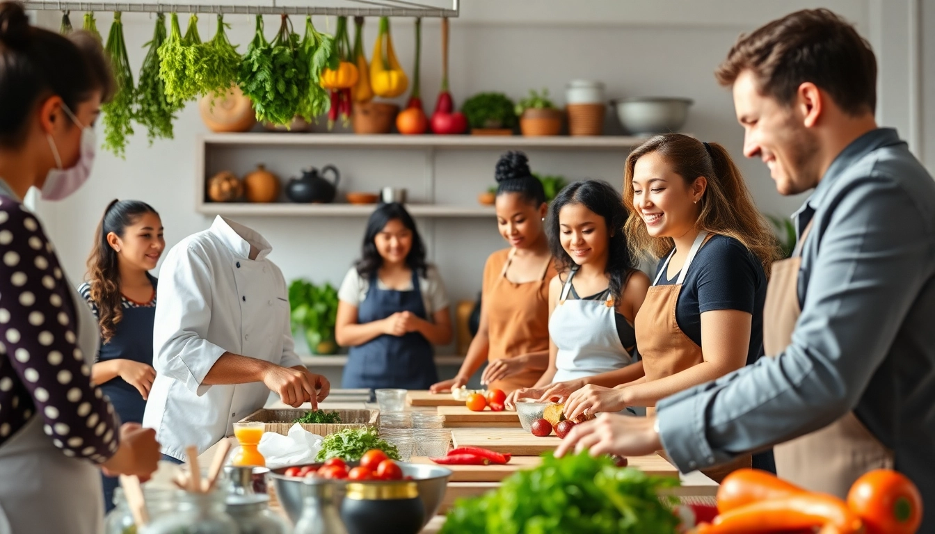 Engage with culinary creativity at dishfacts.com through vibrant cooking classes.