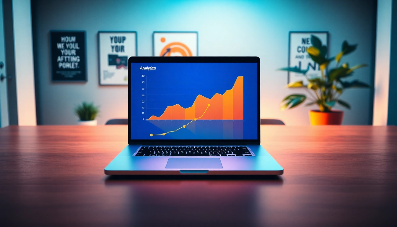 Visualize data-driven marketing strategies with vibrant trends showcasing wan effectiveness.