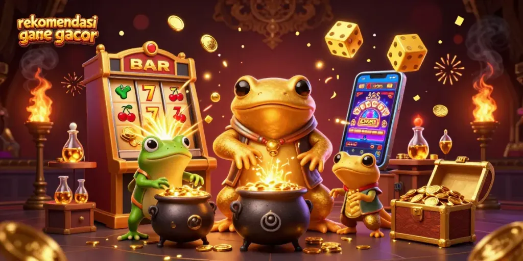 Rekomendasi game slot gacor dengan simbol keberuntungan dan karakter alkemis dalam permainan kasino yang seru.