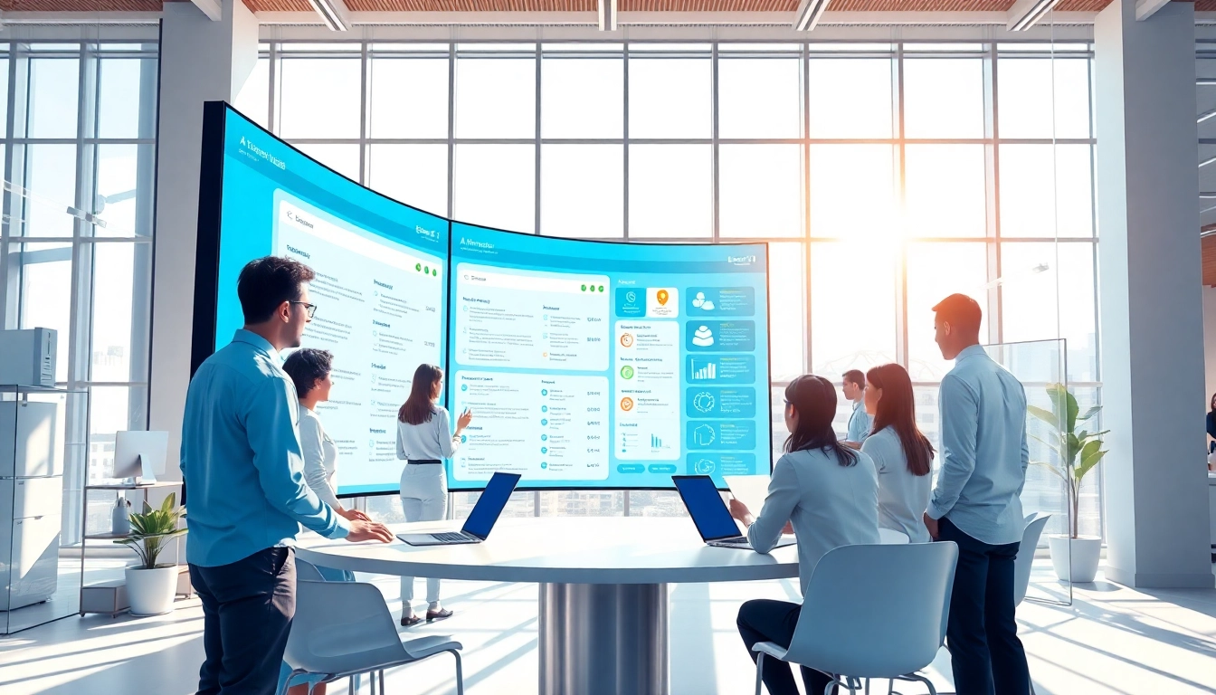 Optimize your workflow with enterprise search ai tools in a collaborative office environment.