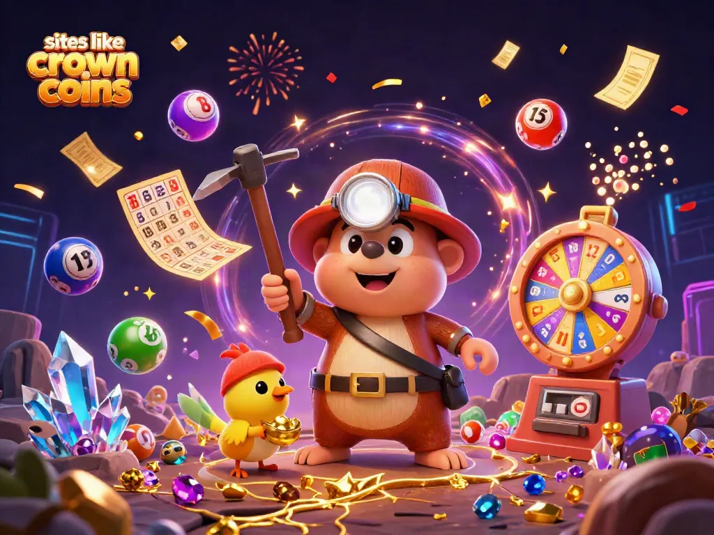 View exciting gaming action at sites like crown coins with vibrant characters and dynamic elements.