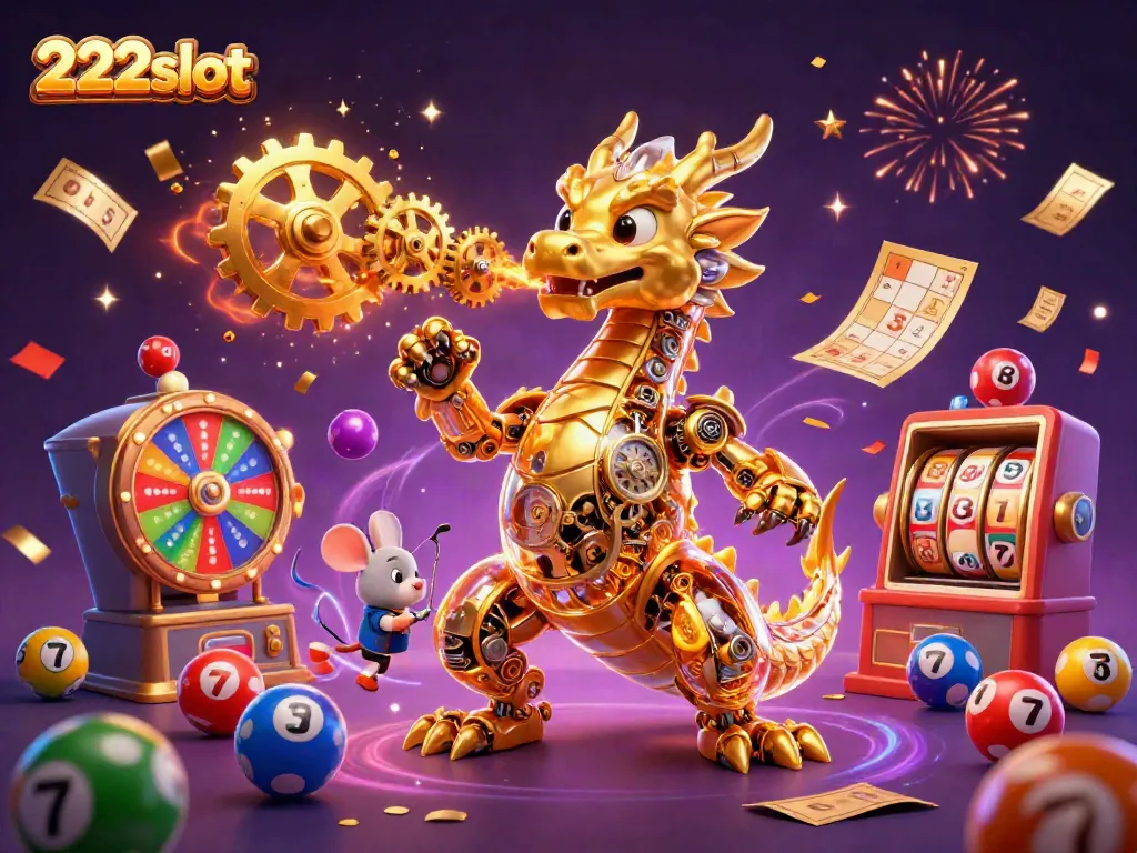 Gambarkan pengalaman bermain 222slot dengan naga emas dan elemen permainan menarik lainnya.
