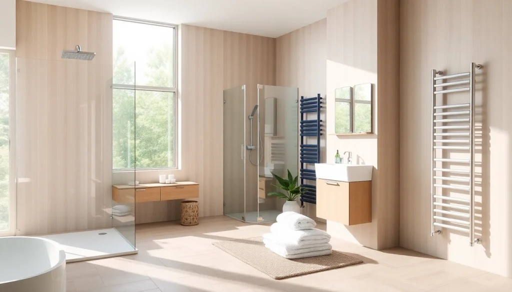 Entdecken Sie die modernen Badprodukte von sonni sanitär in einem stilvollen Badezimmer.