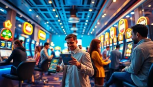 Engaging online gambling experience at af88.com, highlighting diverse users enjoying sports betting and casino games.