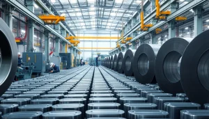 Efficient ferrite magnets manufacturer in China producing high-quality magnets in a vibrant facility.