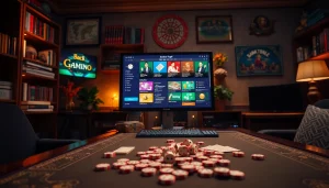 Menampilkan bandar togel online dalam suasana bermain di ruang gaming yang nyaman.