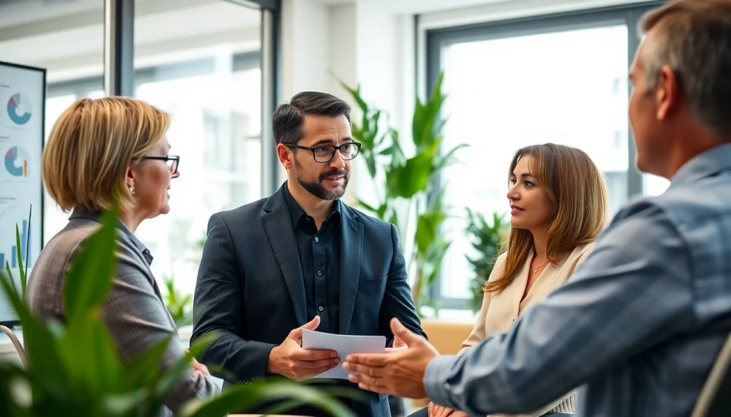 카드 현금화 방법에 대해 논의하는 전문가와 고객들