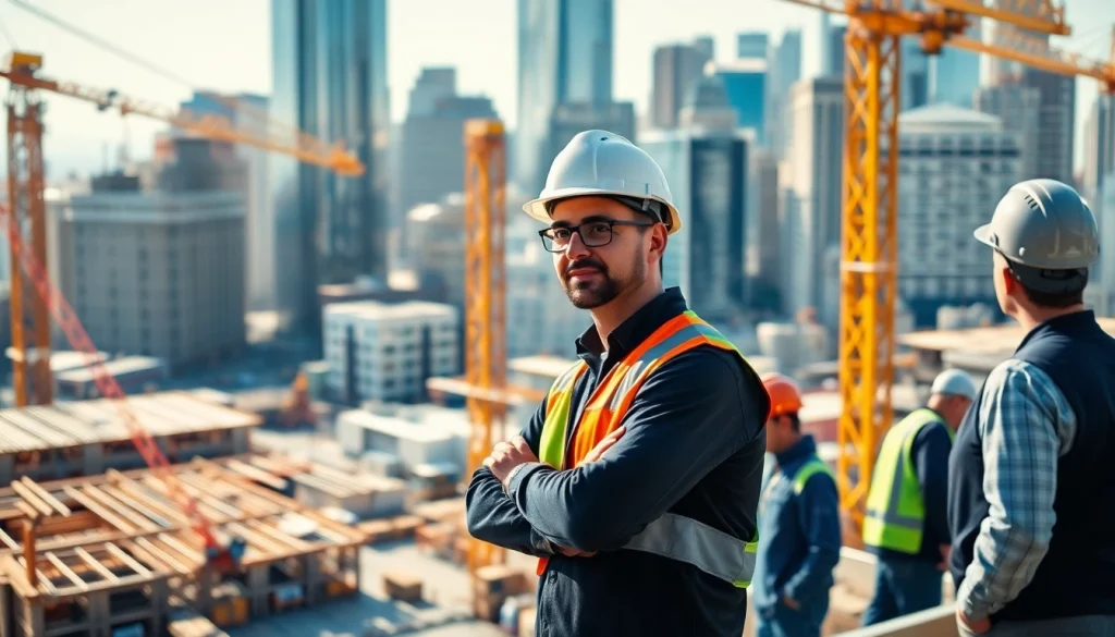 New York Construction Manager advising team at an active New York City construction site.