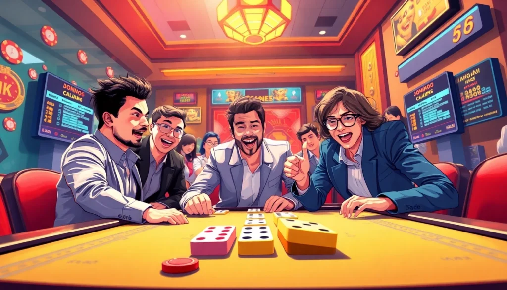 Jelajahi pengalaman seru domino88 link alternatif game dengan pemain yang terlibat di arena permainan.