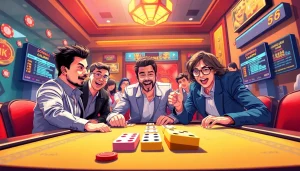 Jelajahi pengalaman seru domino88 link alternatif game dengan pemain yang terlibat di arena permainan.