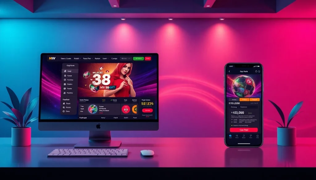 MV 88 online gambling platform interface showcasing secure transactions and user-friendly design.