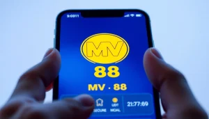 MV 88 betting app interface showcasing secure USDT transactions on a smartphone.