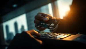 카드깡을 통해 신용카드 거래와 현금 교환 모습을 강조하는 이미지