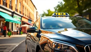 Book a reliable West bridgford Taxi with a professional service in a vibrant urban setting.