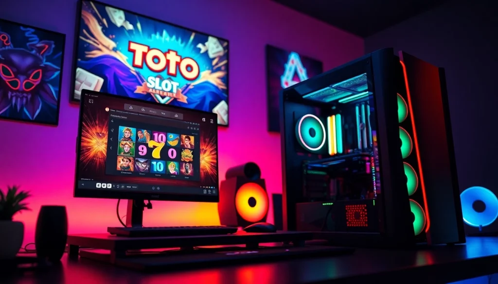 Menangkan lebih banyak dengan toto slot online di setup permainan modern yang stylish.