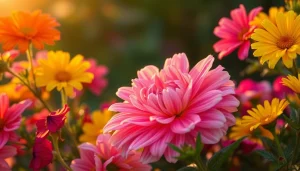 Cuadros de colmena mostrando abejas trabajando en un entorno natural y flores vibrantes.