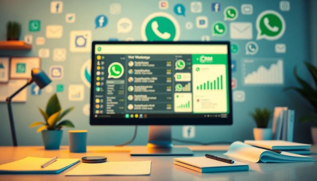 Understanding What is a CRM for WhatsApp through an engaging infographic that highlights key features.