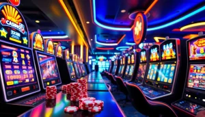 Experience the excitement at the best online casinos Canada featuring vibrant gaming elements.