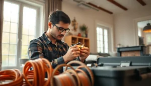 Electrician apprenticeship Hawaii session featuring a skilled electrician at work.