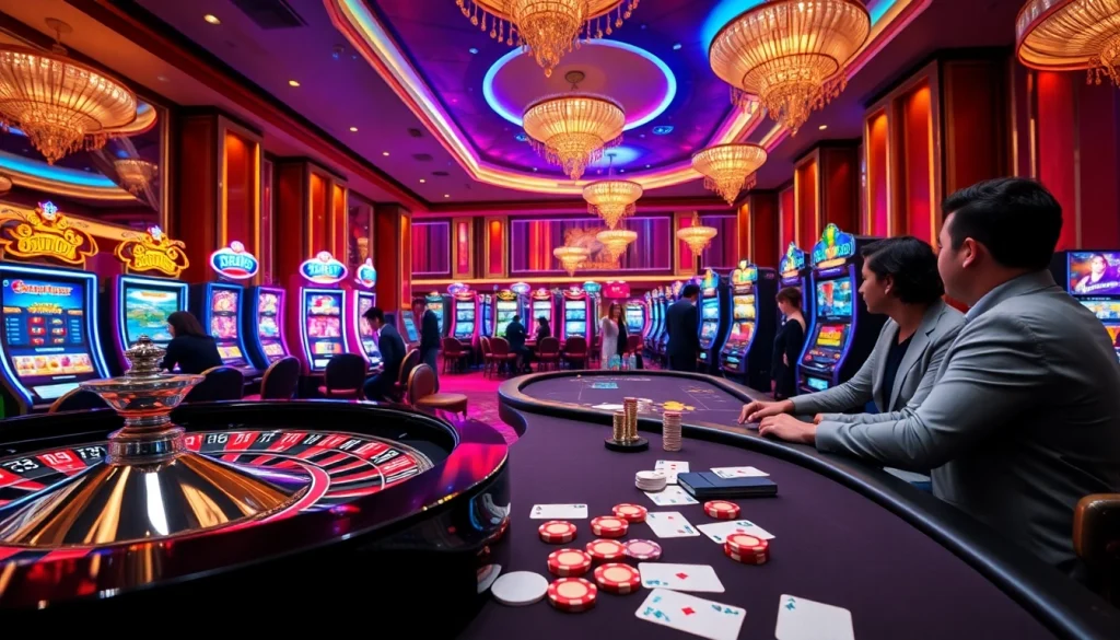 Experience exhilarating bets with Jeetbuzz at a vibrant casino table.