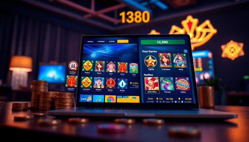 Interactive online gambling interface of hoki138 pro showcasing vibrant games and user engagement.