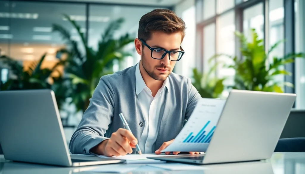 카드깡에 대한 세부사항을 분석하는 전문가의 모습