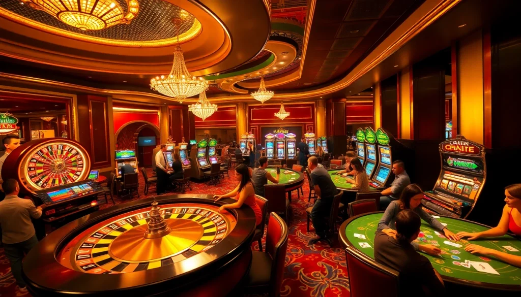Experience the excitement of net win while engaging with vibrant casino games, including roulette and slots.