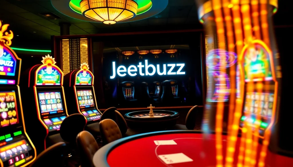 Experience the excitement of Jeetbuzz with players at an elegant casino gaming table.