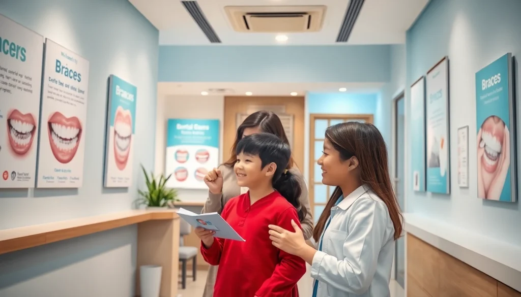 Orthodontic braces in Cheras discussed in a modern dental clinic setting, highlighting expert care and family-oriented services.