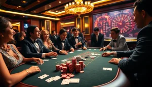 Experience the thrill of gambling at 여기여, with elegant poker tables and luxurious ambiance.