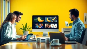 Nano Banana Pro workspace with creative professionals editing images using AI technology.