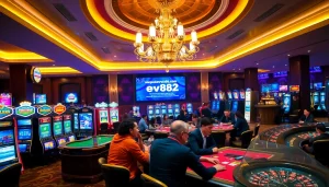 Experience excitement at https://ev882.sa.com/ with stunning casino visuals and engaged players.