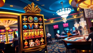 Rasakan aksi mendebarkan di mesin slot Zeus dengan gulungan yang hidup dan momen kemenangan.