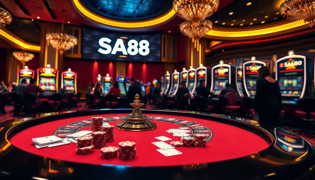 Experience the excitement at nhà cái sa88 with vibrant casino action and thrilling gaming.